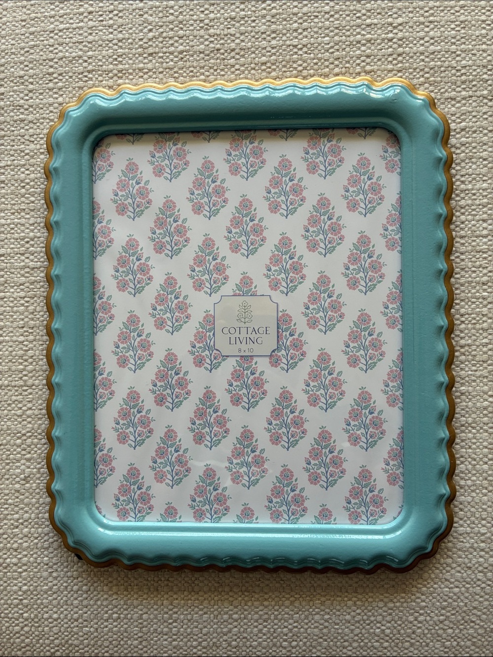 Aqua Decorative Picture Frame